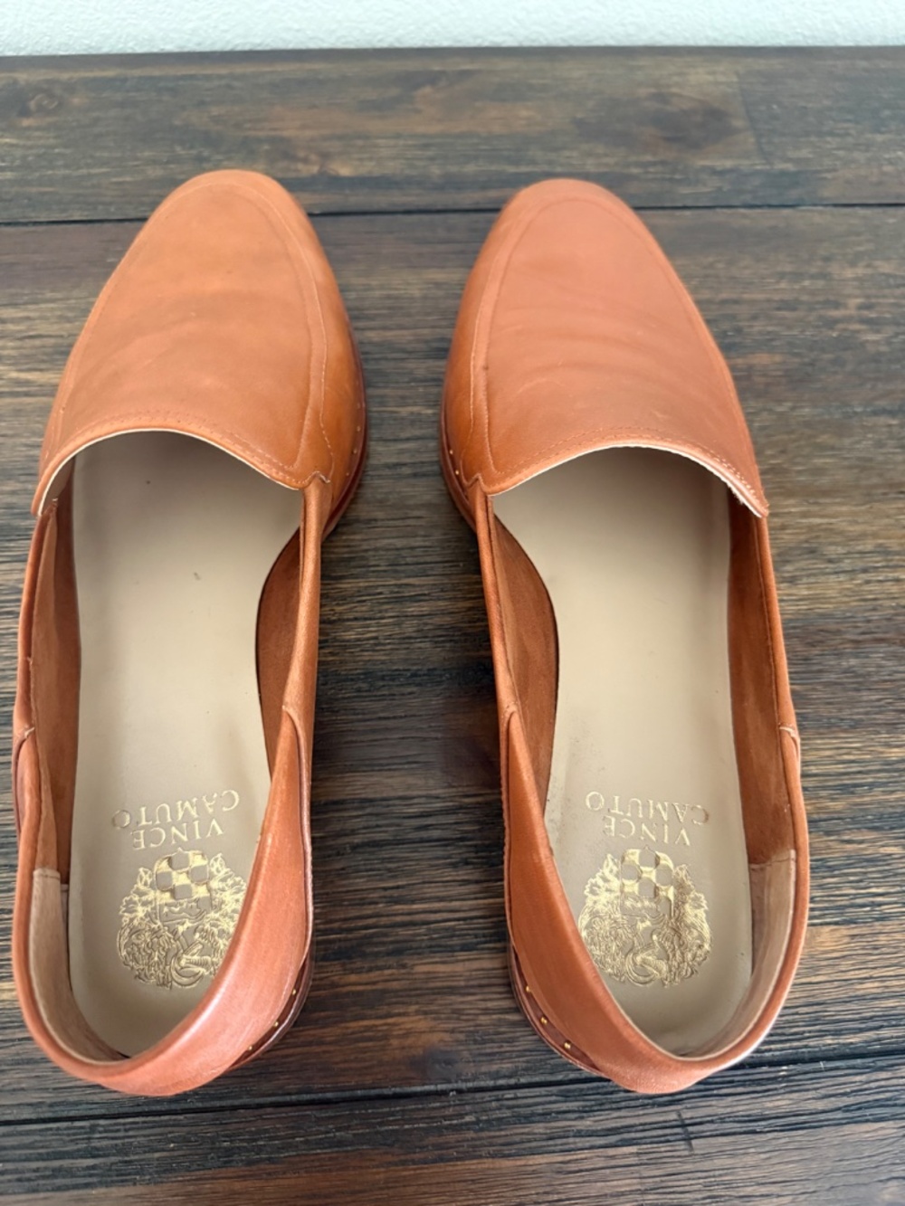 Vince Camuto Womens Cretinian Loafer | Warm Camel | Size 11 - Picture 6 of 7